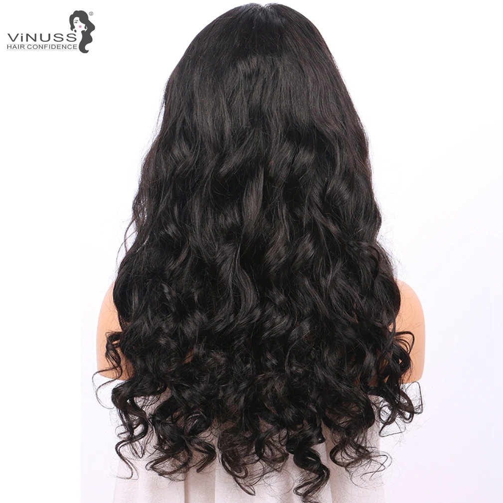Парик из натуральных волос Vinuss, свободная волна, 13*6, парик из натуральных волос для черных женщин