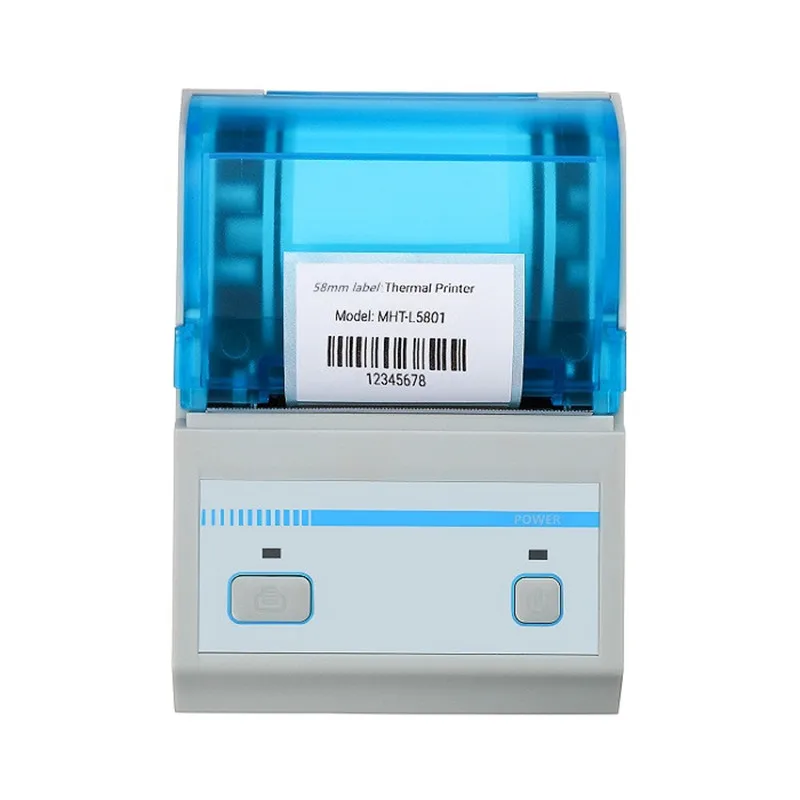 Thermal printer for label printing hand held 58mm bar code sticker Mini Wireless Portable thermal bluetooth | Компьютеры и офис