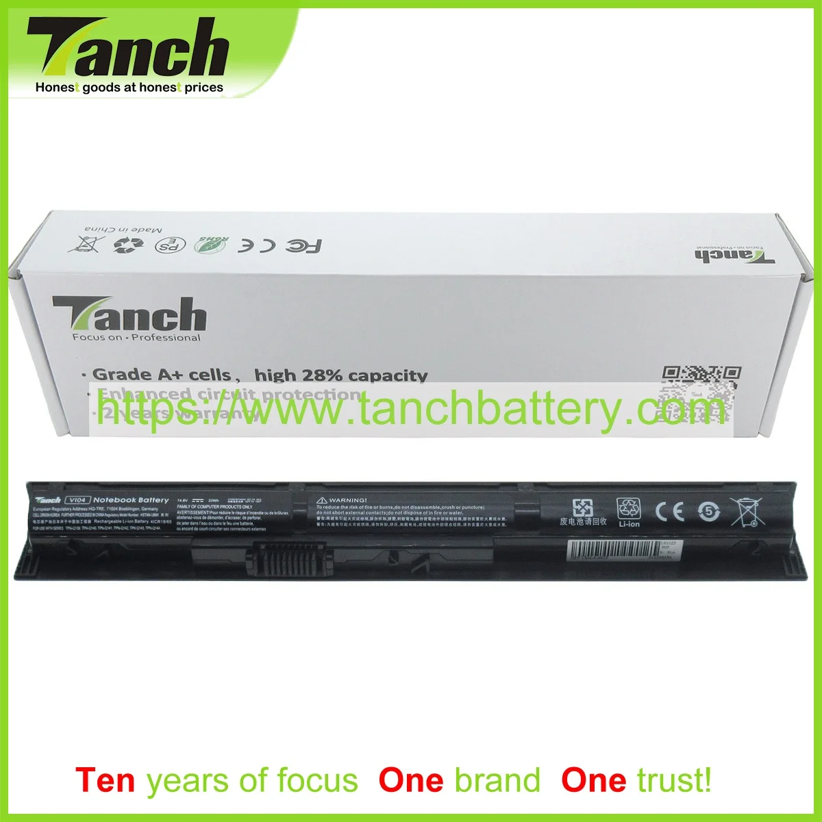 

Аккумулятор для ноутбука Tanch для HP VI04 756743-001 HSTNN-DB6K 756479-421 HSTNN-LB6K V104 756745-001 TPN-Q140 14,8 V 4cell