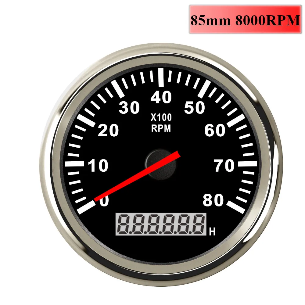 カスタマイズされた防水船舶用タコメーター,ボートrpmゲージ