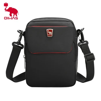 

OIWAS Men's Shoulder Bag Light Casual Waterproof Handbag Multi-layer Crossbody Bag Nylon Messenger Zipper Bags For Men Purse