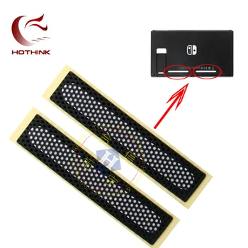 

HOTHINK 1 Pair for Nintend Switch Console Dust Proof Net Sticker for Nitendo Switch Back Shell Left and Right Cooling Network