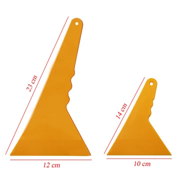 

Long Plastic Triangle Tinting Squeegee Car Wrap Cleaning Scraper Window Tint Tools Old Glue Film Remove Tool A01 A01S