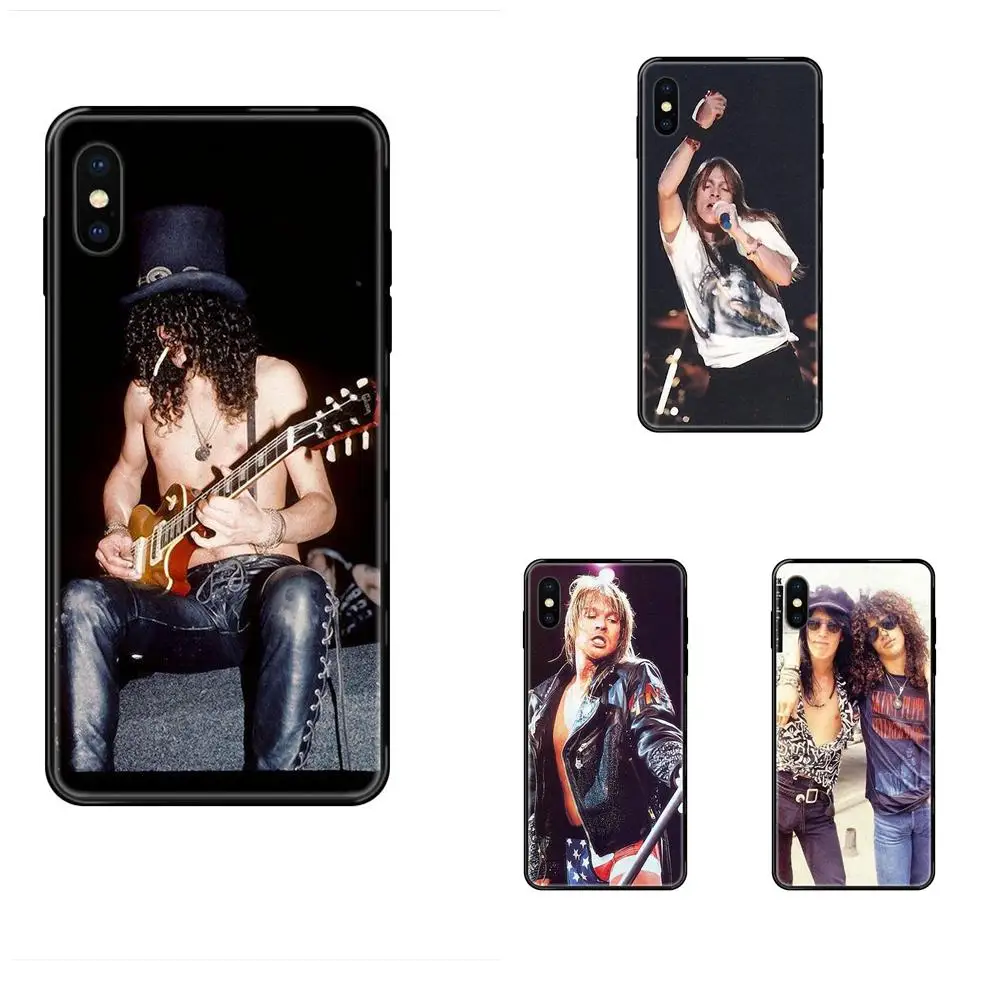 Guns N Roses Retro Slash Wooden Branco For Galaxy A70 A71 A70E A5 A6 A7 A8 A10 A10S A20 A20S A20E A21S A30S A40 A50 2017 2018 | Мобильные