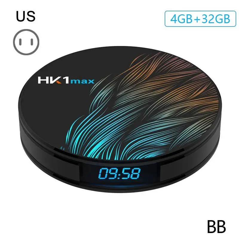 HK1 MAX Мини Android 9,0 Smart tv Box RK3328 2G+ 16G плеер WiFi телеприставка/4G+ 32G/4G+ 64G 4K Беспроводная сетевая коробка 3D Dual Medi G4T0