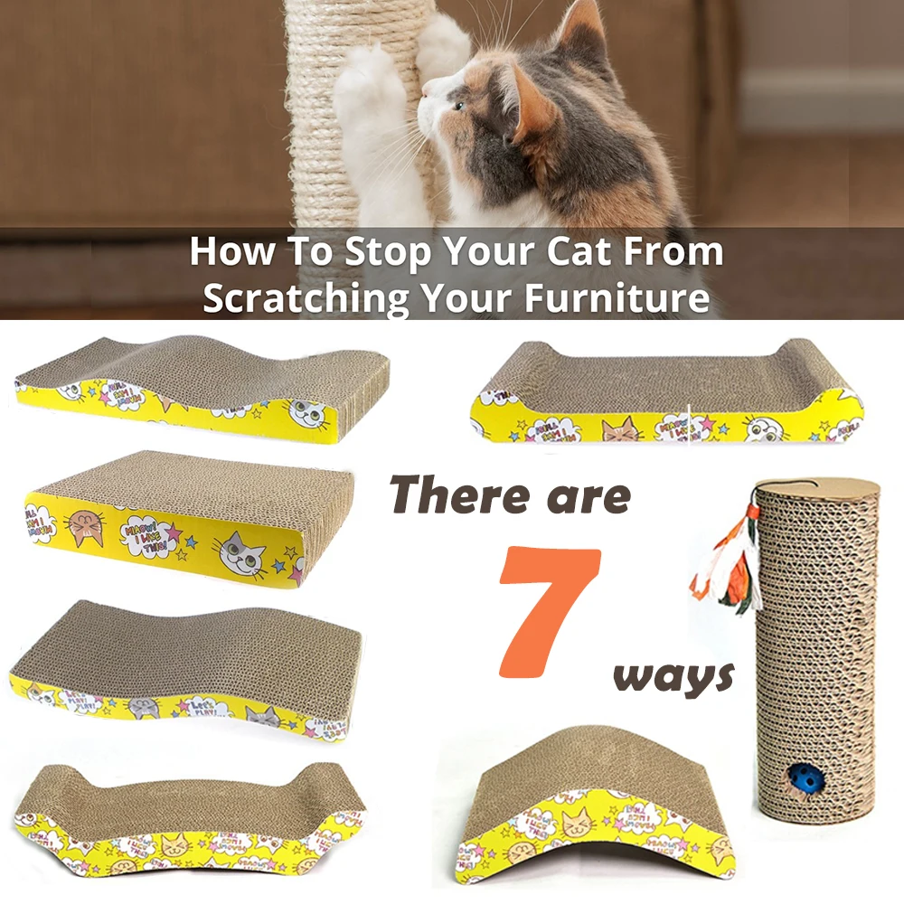 Cat-Scratching-for-Pets-Cat-Toy-Corrugated-Paper-Claws-Care-Cats-Tree-Scratching-Pad-Post-Cat