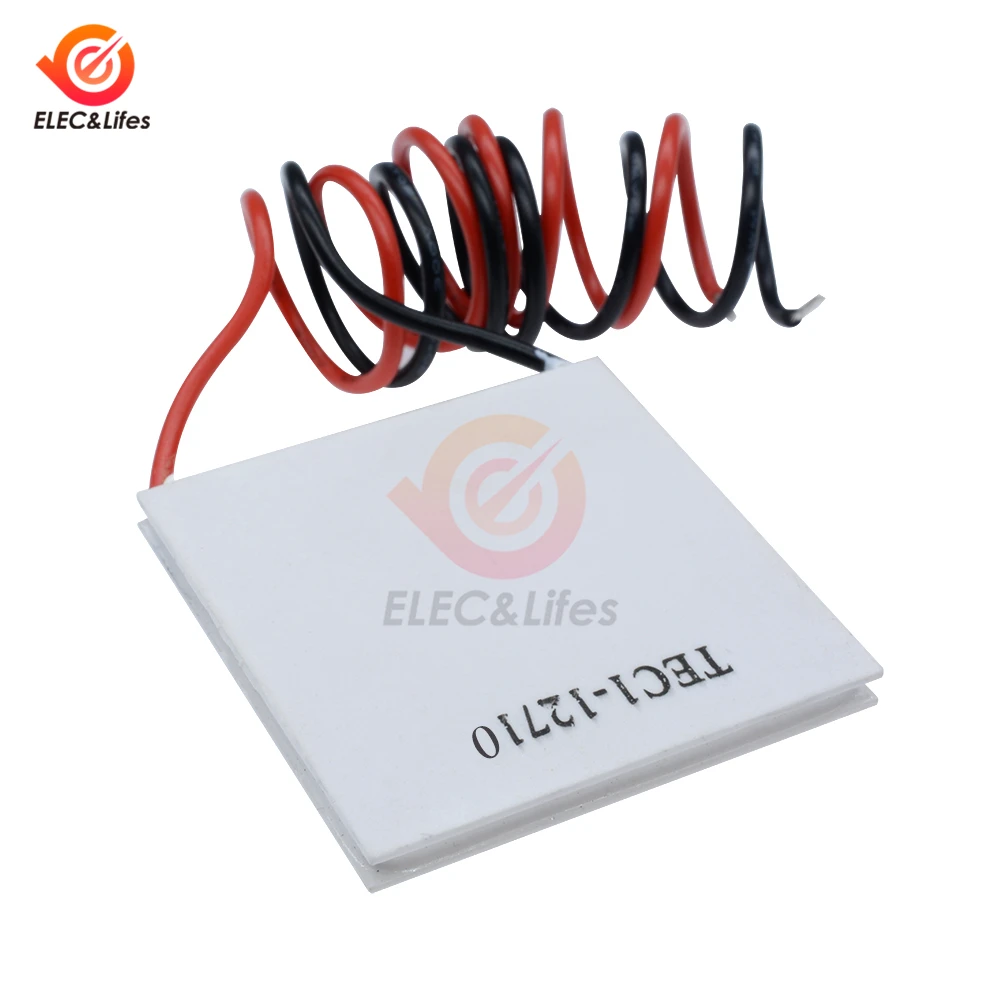 TEC1-12705 Термоэлектрический охладитель Пельтье 12V TEC1-12706 TEC1-12710 TEC1-12715 40*40 мм пластина Пельтье DIY Пельтье Elemente модуль