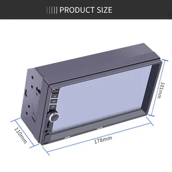 

Car Stereo Radio For Apple/CarPlay 7.0 2-Din Android Player FM MP5 87.5-108MHz