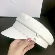 Женские шапки, женские береты, восьмиугольная плоская кепка, весна-осень, женские темно-синие шапки из искусственной кожи, женская кепка