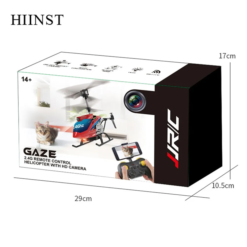 Hiinst 4GHz RC вертолет 720P HD видео записывающая камера Инфракрасный Квадрокоптер летающий самолет с дистанционным управлением мини-Дрон поплавок игрушка
