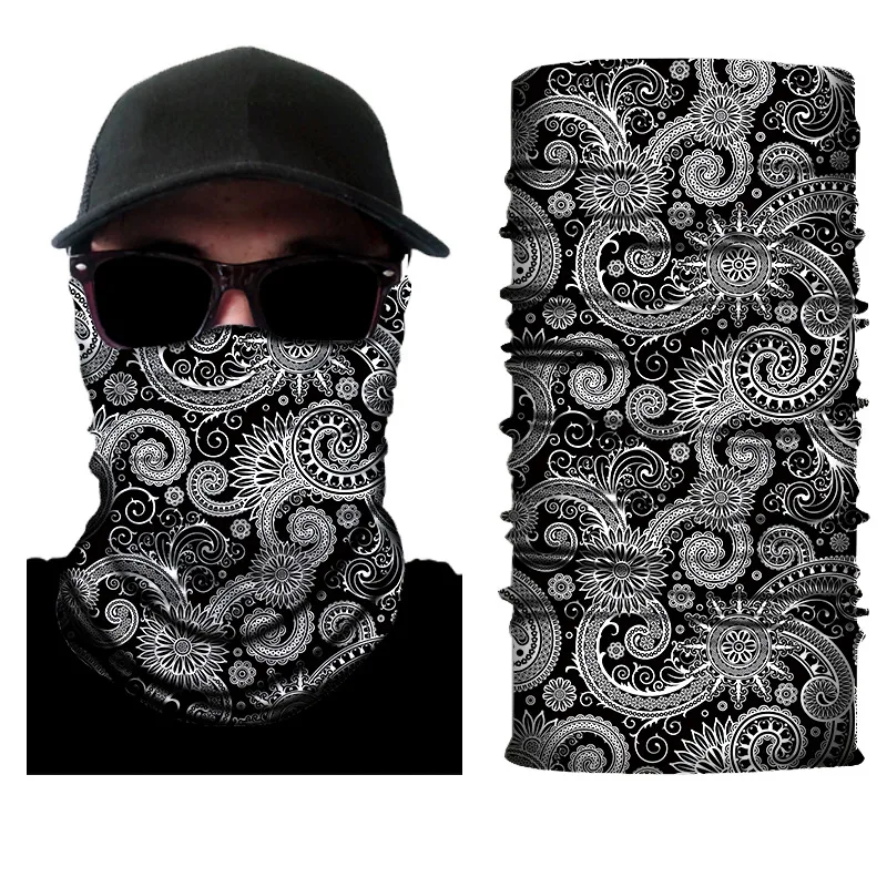 3D бесшовная Волшебная Балаклава активный отдых шеи Gaiter лицо Спорт Рыбалка бандан туристическая бандана Хэллоуин для мужчин и - Цвет: as show