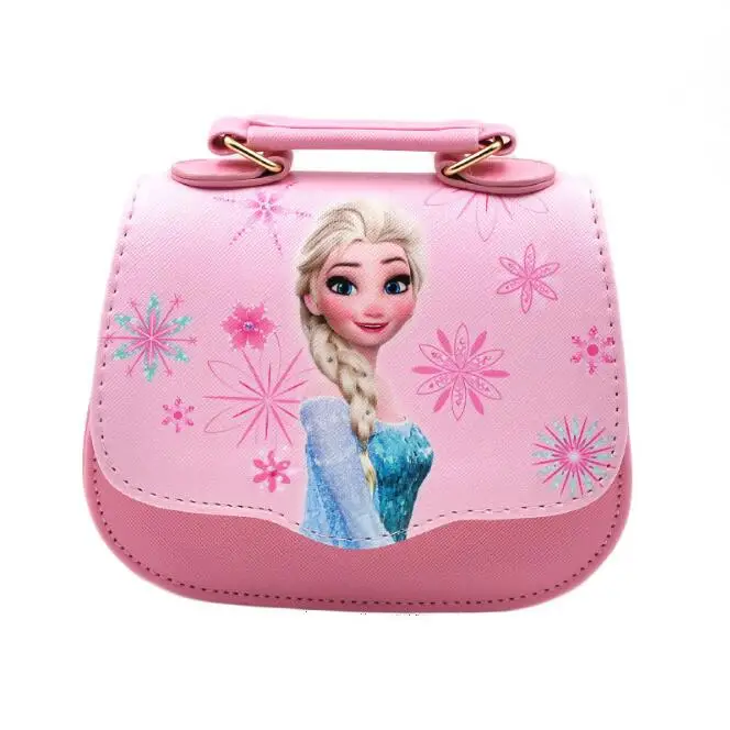 01 pink Горячая Подлинная disney замороженная Эльза Детская сумка для девочек Высококачественная детская игрушка, кукла подарок на Рождество, подарок на день рождения - Цвет: 01 pink