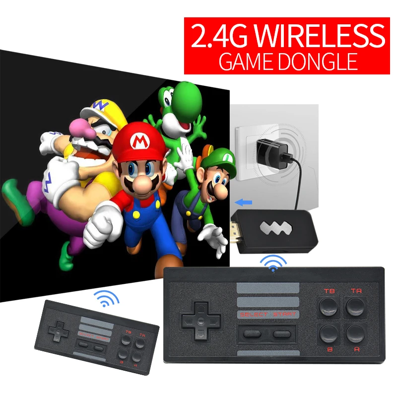 Dropshipping 6 kind HDMI/AV Output Mini TV Handheld Retro Video Game Console with Classic 600 games Built-in for 4K TV PAL& NTS