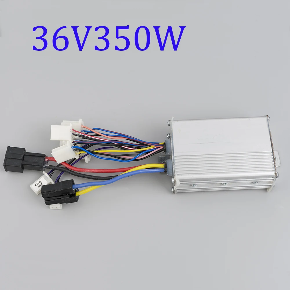 36V 350W Электрическая велосипедная щетка контроллер 24 В/36 В/48 в 350 Вт/500 Вт/800 Вт/1000 Вт двойной контроллер E-bike скутер трицикл контроллер постоянного тока - Цвет: 36V 350W