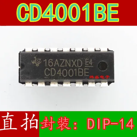 Оригинальные товары CD4001 CD4001BE DIP-14 CD4001BD высокое качество