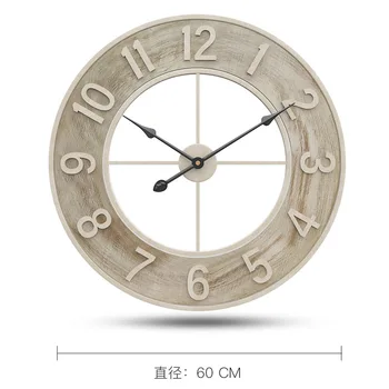 

Creative Metal wall clock living room iron decoration Clock Home clock decoration Wood clock modern design digital wall clock