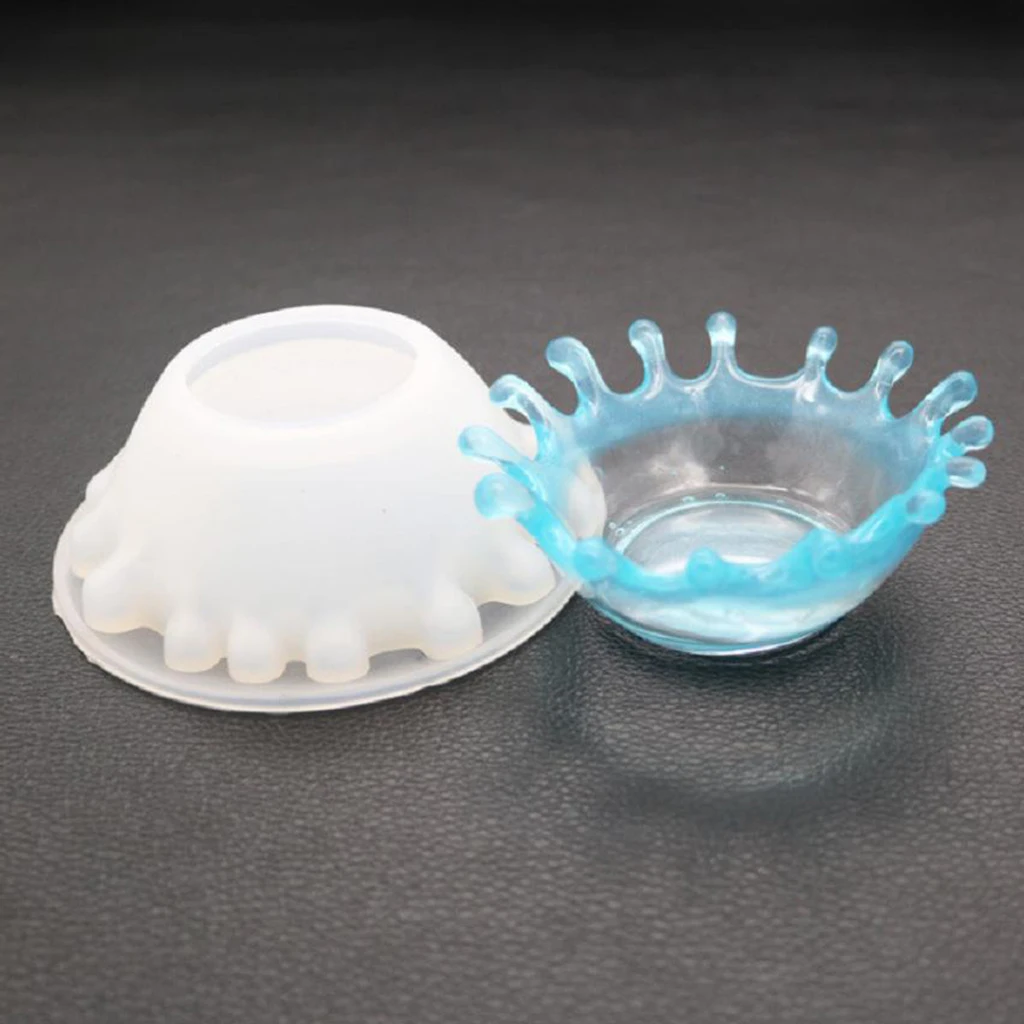 Silicone Mold DIY Epoxy Resin Casting Ashtray Jewelry Box Making Table Decor Candle Mould Multifunction Easy Release
