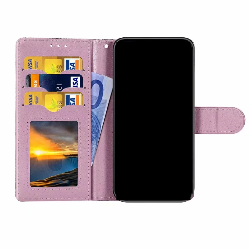 Леопардовый кошелек, кожаный чехол для Iphone 11 Pro Max XR XS MAX X 8 7 6, чехол для соски в форме игрушки, подставка, карман, ID карта, коробка, откидная крышка, 50 шт