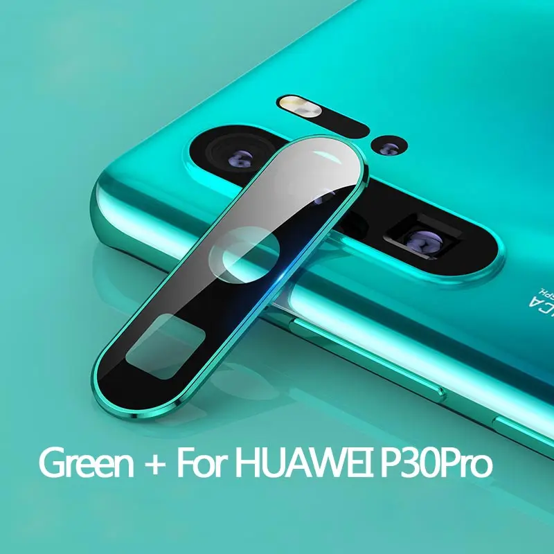 Алюминиевый металлический защитный чехол для объектива камеры huawei P30 Pro Mate30 Pro для huawei, аксессуары для задней камеры - Цвет: Green For P30pro