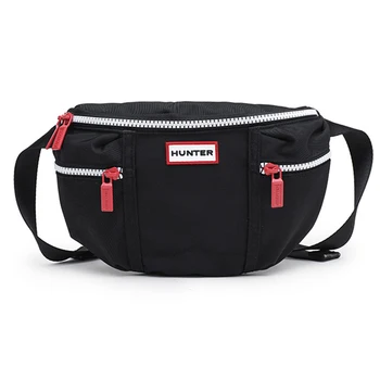 

Unisex Three Zipper Fashion Fanny Packs Waterproof Nylon Multiple Pockets Sport Pack for Travel Classical Chest Bags