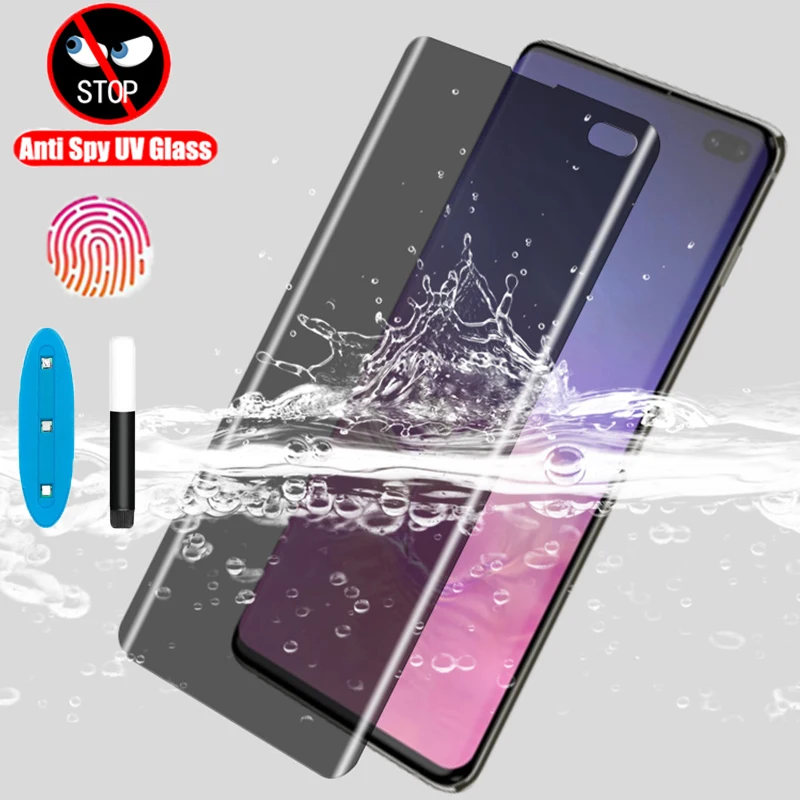 Новинка 2020 года Защитная пленка для экрана с защитой от УФ-лучей Samsung Galaxy S10 Plus S8 S9 +