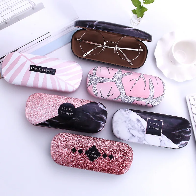 

Flowers Handmade Glasses Case For Women Hard Frame Eyeglass Case Reading Glasses Box Multicolor Eyewear Spectacle Cases