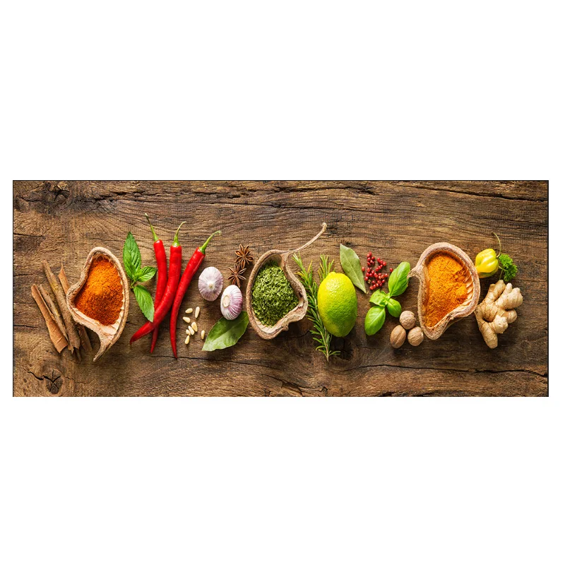 

Grains Spices Spoon Peppers Kitchen Canvas Painting Cuadros Scandinavian Posters and Prints Wall Art Food Picture Living Room