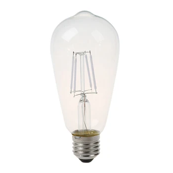 

Vintage Light Bulb E27 220V 4W Transparent Glass Bulb Energy Saving Safety Bulb T30-185 ,Blue