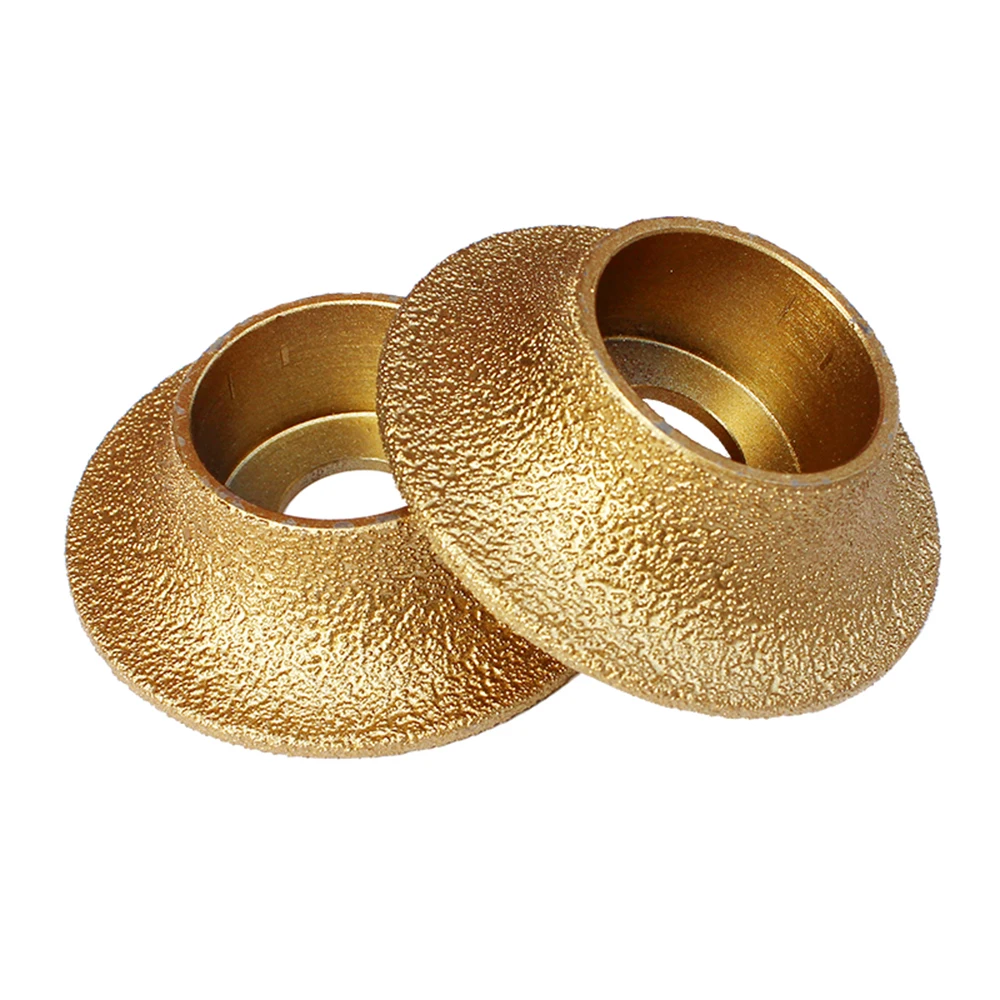 Gold Brazed Diamond Angle Grinder Grinding Wheel Stone Marble Polishing Disc install and convenient to use