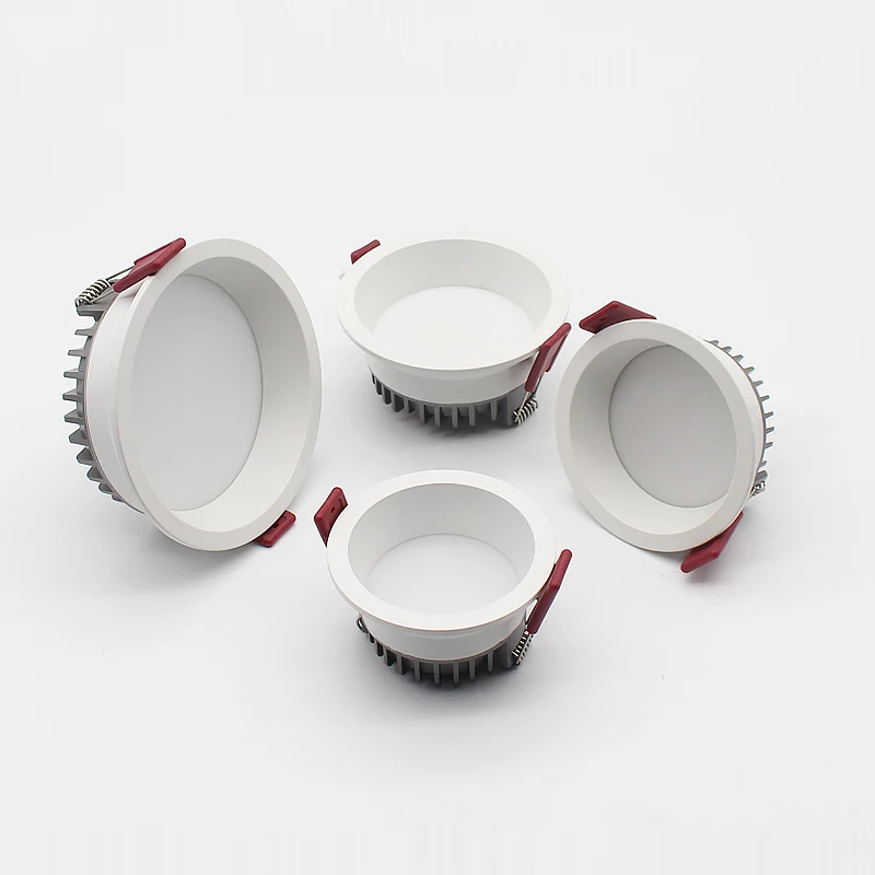 

Dimmable Recessed Anti Glare LED Downlights 9W/12W/15W/20W LED Ceiling Spot Lights AC85~265V Background Lamps Indoor Lighting