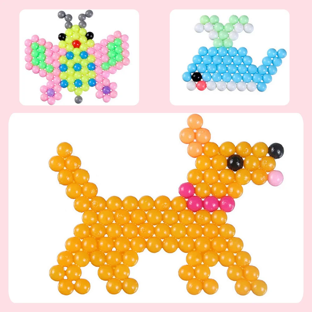 DIY 3D бусина Обучающие игрушки-головоломки 11400 шт водные липкие бусины игрушка ручная работа для детей волшебный шарик
