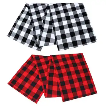 

Checkered Table Runner Flax Modern Plaid Design Elegant Decor For Indoor Outdoor Events 13 X 72 Inch