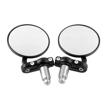 

22mm General Purpose Motorcycle Rearview Mirror Small Round Mirror Off-Road Vehicle Retrofit Rearview Mirror Handlebar Mirror