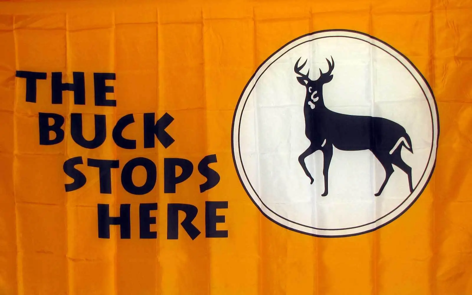 3ft x 5ft 3 x5ft Buck Stops Here флаг всепогодный баннер печать баннер, флаг из полиэстера Размеры 150*90 см