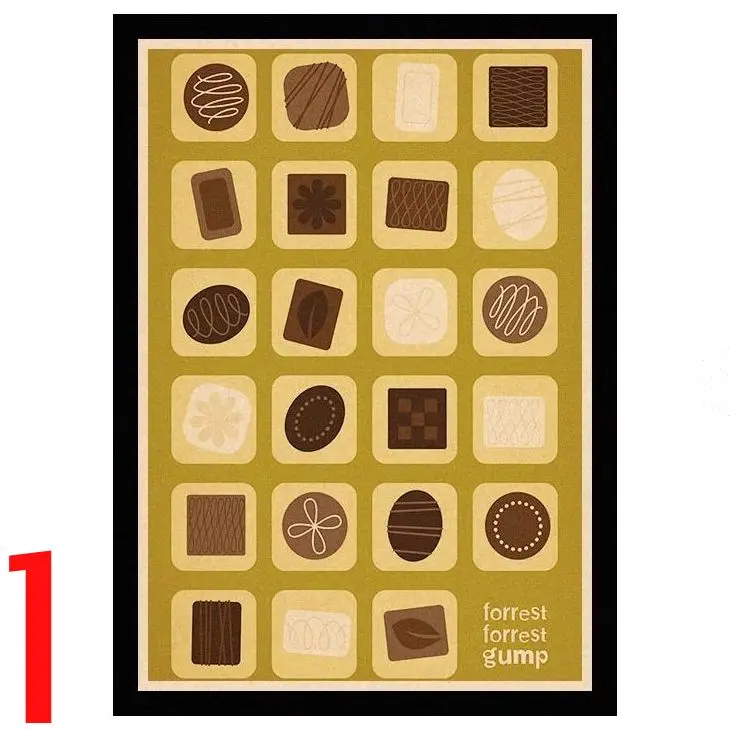 Perfect JL Forrest Gump Tom Hanks Vintage Posters For Home/Bar/Living Decor kraft Paper high quality poster wall sticker HBA7