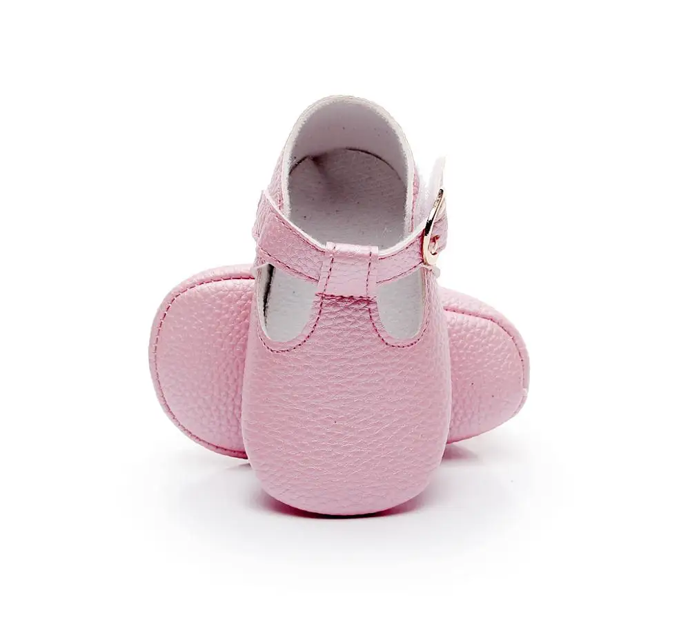 0-18M Baby Girls Soft Sole Moccasins Solid Shoes Infant Toddler Crib baby Footwear First Walker Prewalker Ballet Shoes