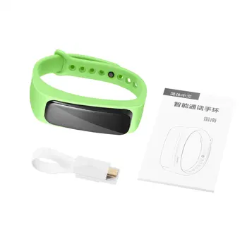 

Smart Bracelet Bluetooth Earphone Wristband Heart Rate Monitor Fitness Tracker Headset Smart Band Talk For IOS Android