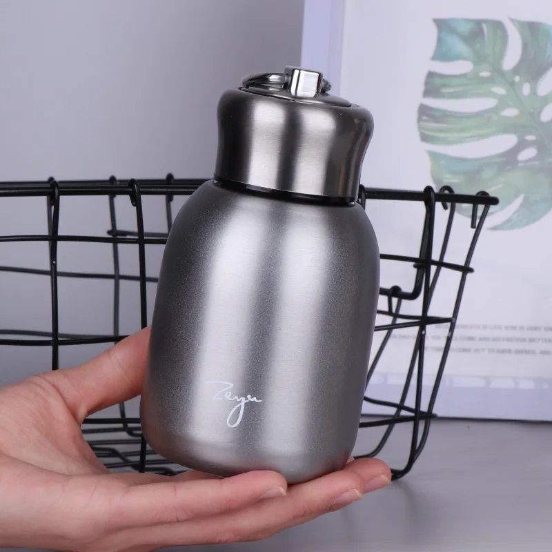 1Pc 316 Stainless Steel Thermos Cup CoffeeMug Big Belly Thermos Cup Women's  Outdoor Portable Cute Water Cup - AliExpress