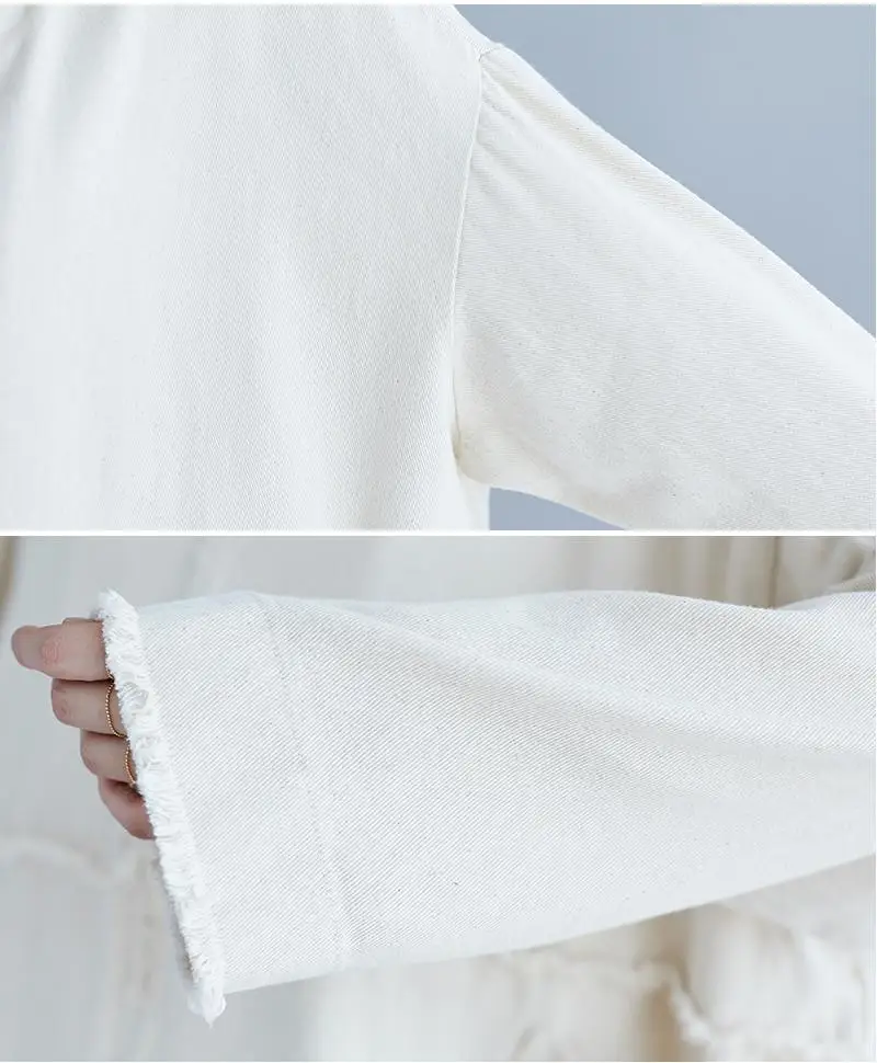 Джинсовая куртка с капюшоном больших размеров, Женская куртка, осенние ...