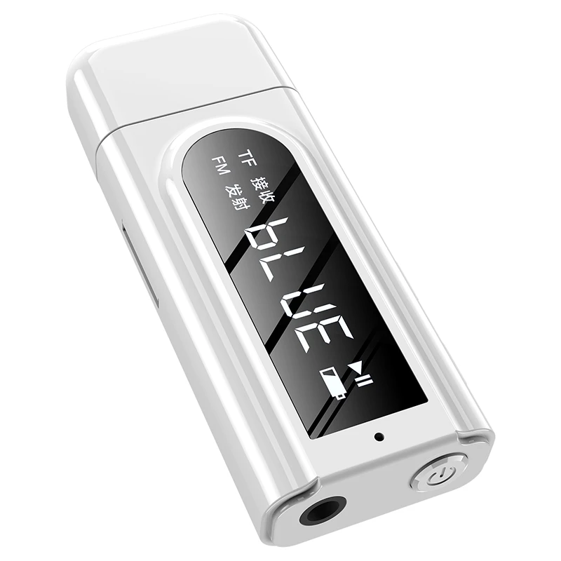 K9USB 5 0 Bluetooth Receiver AUX Bluetooth Adapter for PC TV Car Headphone 3 5mm Jack Transmitter TF Card