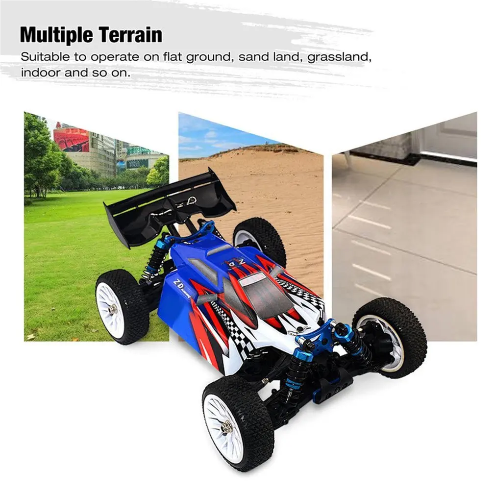 Racing RAPTORS BX-16 9051 1/16 2,4G 4WD бесколлекторный гоночный автомобиль RC 55км/ч внедорожного гусеничного Buggy RTR раздвижных ворот, игрушки