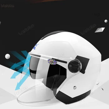 

Electric motorcycle helmet 322D men and women four seasons universal half helmet autumn and winter helmet CD50 Q02
