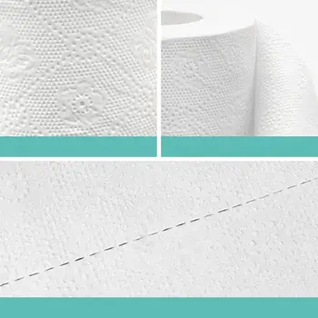 

10 rolls 3 layers small rolls of toilet paper wood pulp cored paper GXMC