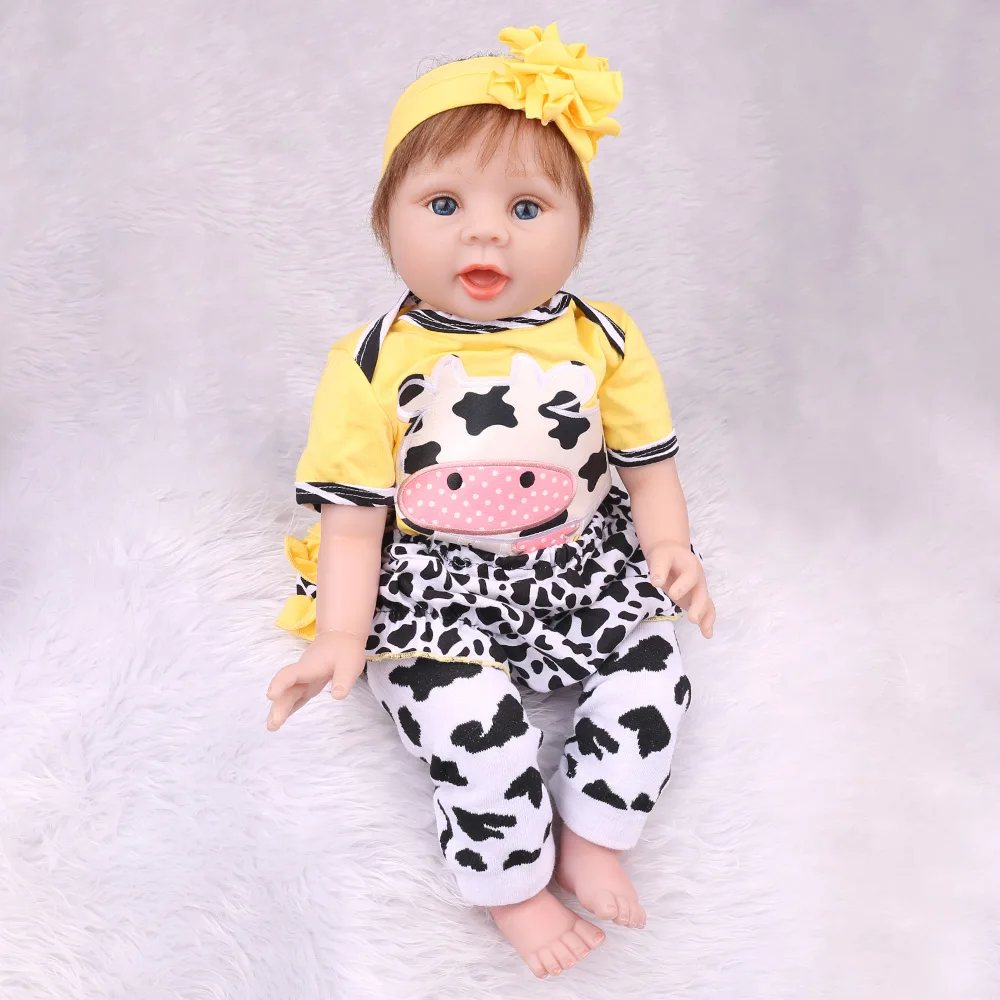 KAYDORA/силиконовые куклы Reborn Baby, 22 дюйма, 55 см, реалистичные игрушки для детей, игрушки для девочек, Menina Bebe Boneca, подарки на день рождения для малышей