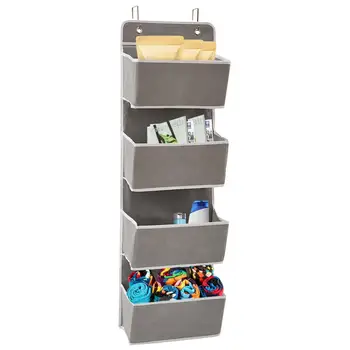 

Pockets Cute Wall Mounted Storage Bag Closet Organizer Clothes Hanging Storage Bag Children Room Pouch Home Decor