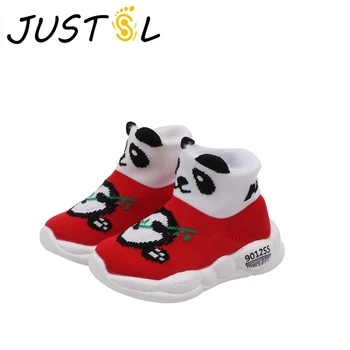 

JUSTSL Baby Socks Shoes Plus Velvet Children Sneakers Baby toddler Shoes Boys Girls Soft Bottom Warm Shoes Size 21-25