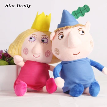 

2pcs 30cm Ben and Holly Plush Toys Cartoon Ben Holly Figures Dolls Kids Birthday Christmas Gift
