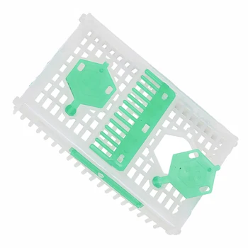 

50PCS Professional New Beekeeping Plastic Queen Bee Needle Foldable Cages Cage Two Room Bees Hold Catcher Holes Wholesale