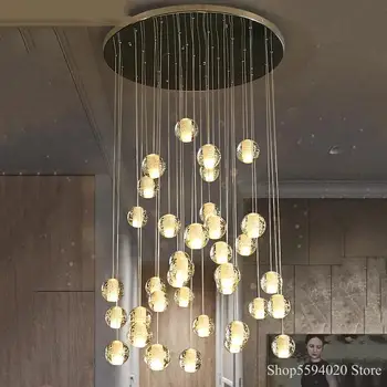 

LED G4 Pendant Lights Loft Coffee Bedroom Nordic Crystal Lighting Lustres Hanging Lamps Kitchen Decor Home Luminaire Lamparas