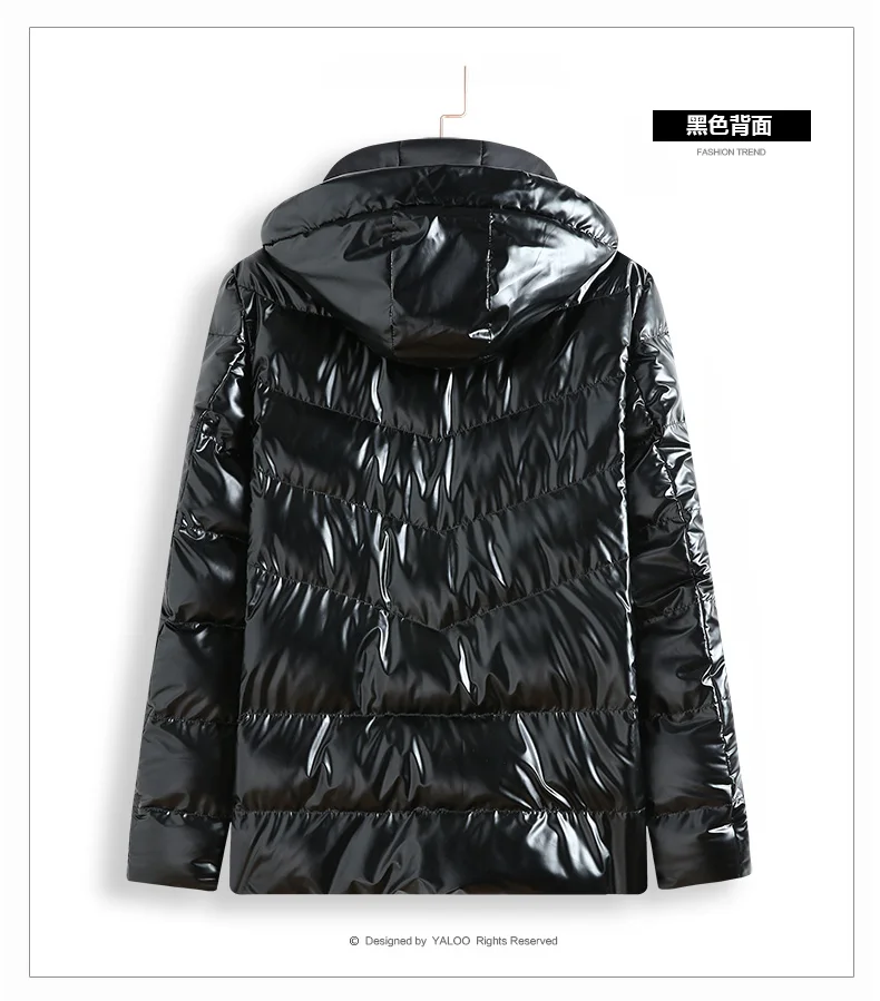 Large size Men Winter jacket Casual fat Hooded Parka Men Fashion Patchwork Cotton Coat Thick Warm Male Parka Zipper Jacket